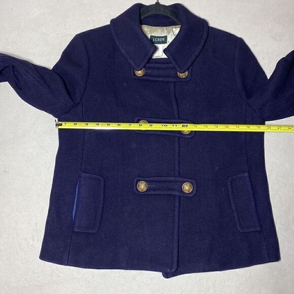 MSRP $375 J.Crew Wool Coat Women's Size 6 - Picture 7 of 10